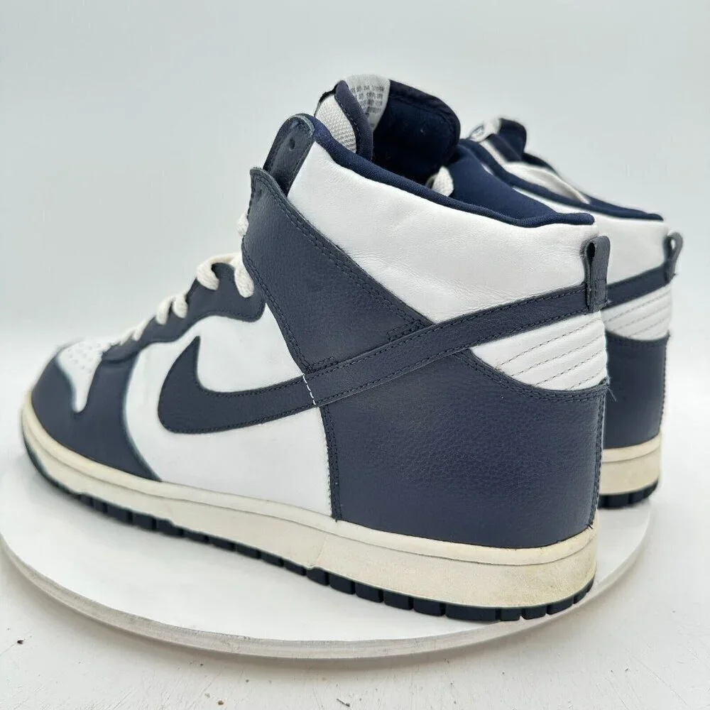 Nike Dunk High Villanova Men Size 11.5 309432 141 Midnight Navy White Shoes